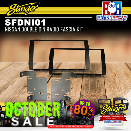 Stinger SFDNI01 Nissan Double DIN Radio Fascia Kit