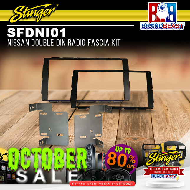 Stinger SFDNI01 Nissan Double DIN Radio Fascia Kit