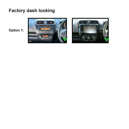 Nakamichi 9-Inch Android 13 Head Unit Wireless CarPlay Android Auto for Mitsubishi Mirage 2012+