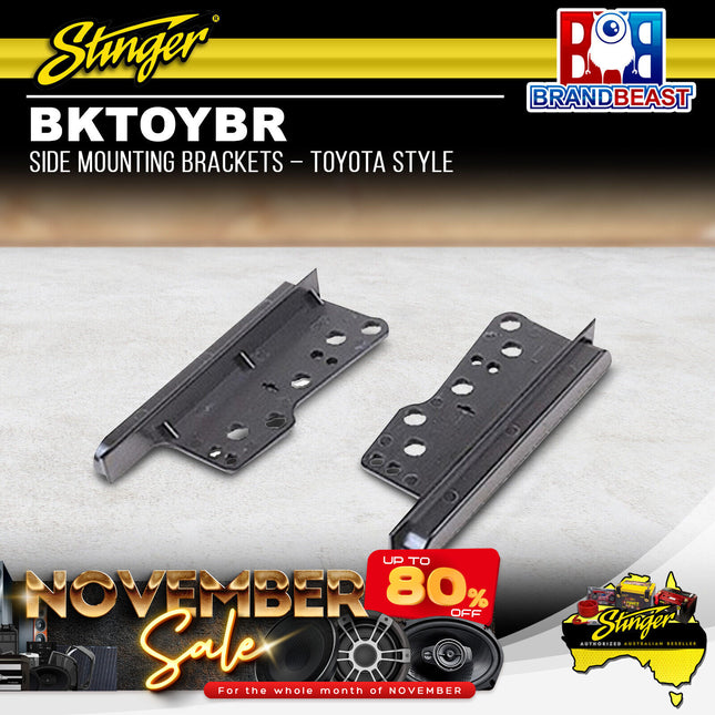 Stinger BKTOYBR Side Mounting Brackets For Toyota Style