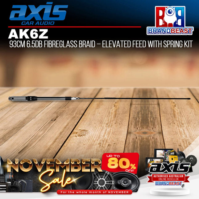 Axis AK6Z 6.5db Fibreglass Braid Elevated Feed Spring Kit 93cm