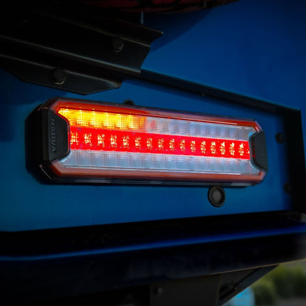 Narva 97210 Model 72 Rear Stop/Tail/Indicator/Reverse Lamp With In-Built Retro Reflector, With 0.5M Of Cable