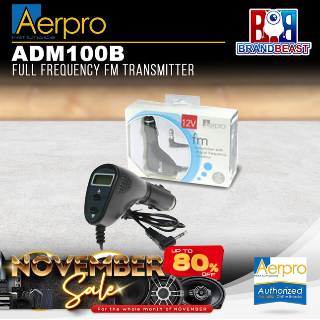 Aerpro ADM100B Full Frequency FM Transmitter