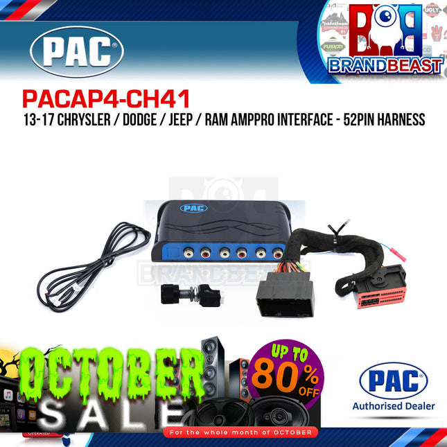 PAC AP4-CH41 AmpPRO Interface To Suit Chrysler/Dodge/Jeep/Ram/Maserati 2013-2019