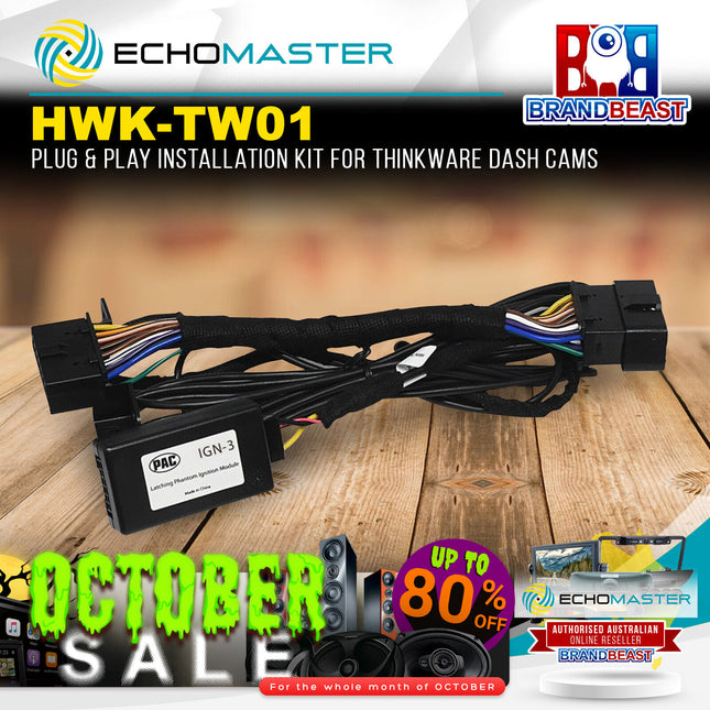 Echomaster HWK-TW01 Plug-N'-Play Installation Kit For Thinkware Dashcams