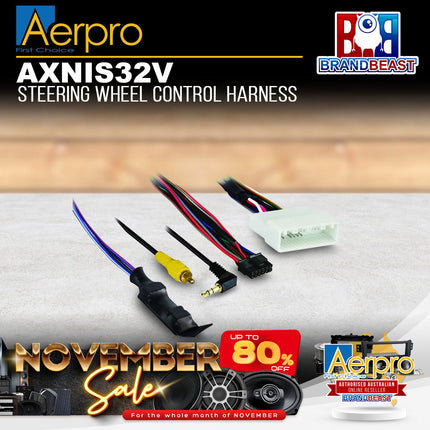 Aerpro AXNIS32V Steering Wheel Control Harness