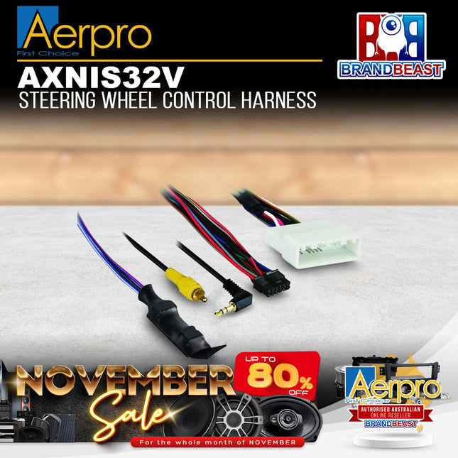 Aerpro AXNIS32V Steering Wheel Control Harness