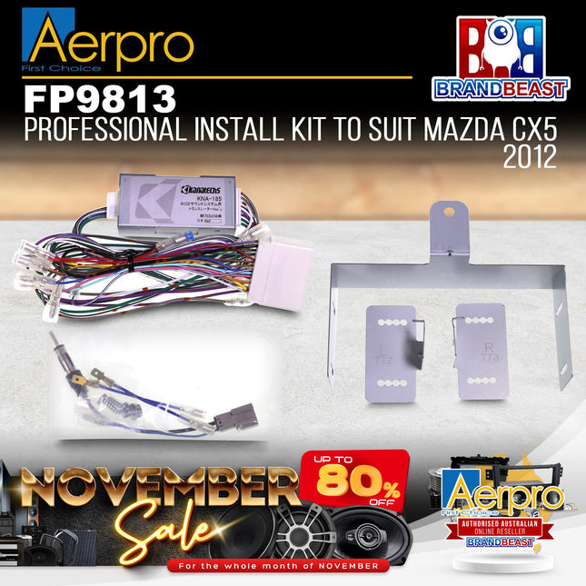 Aerpro FP9813 Professional Installation Kit to Suit Mazda CX5 2012-2017