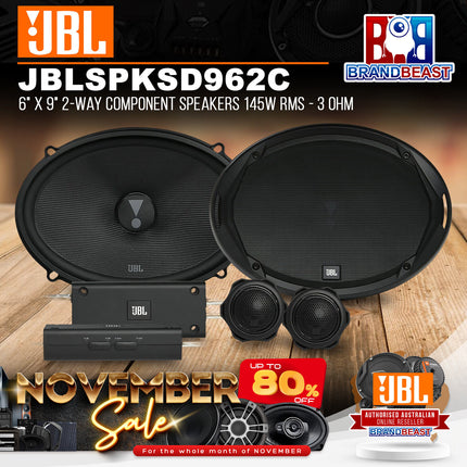JBL Stadium 962C 6" x 9" 2-Way Component Speakers 145W RMS - 3 Ohm
