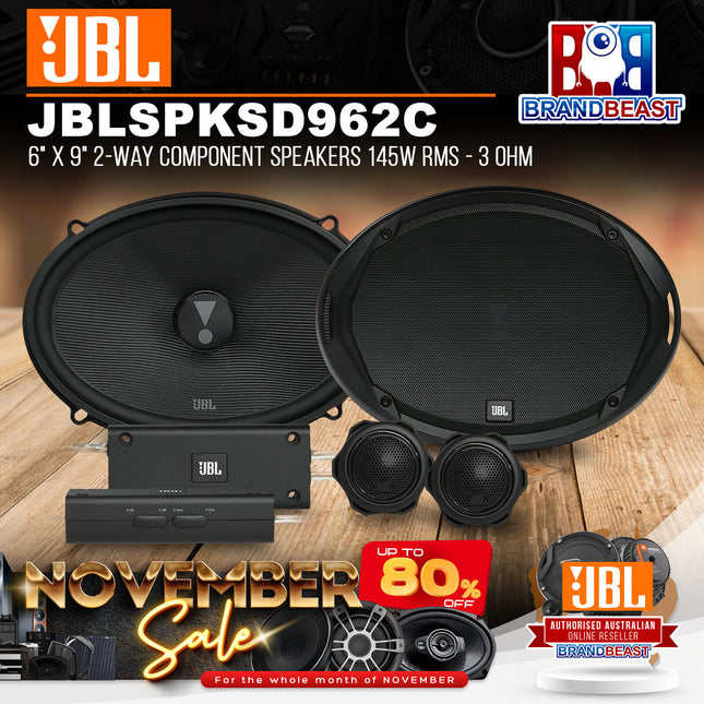 JBL Stadium 962C 6" x 9" 2-Way Component Speakers 145W RMS - 3 Ohm