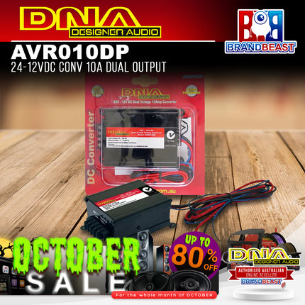 DNA AVR010DP 10 AMP Dual Output 24-12V DC Converter