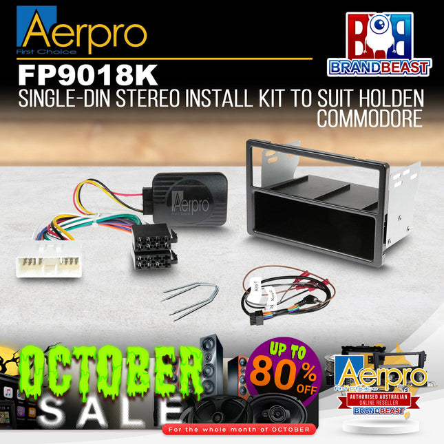 Aerpro FP9018K Single-DIN Stereo Install Kit to Suit Holden Commodore