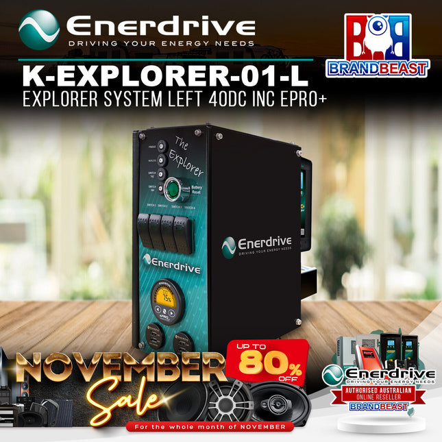 Enerdrive K-EXPLORER-01-L Explorer System Left 40DC INC Epro+