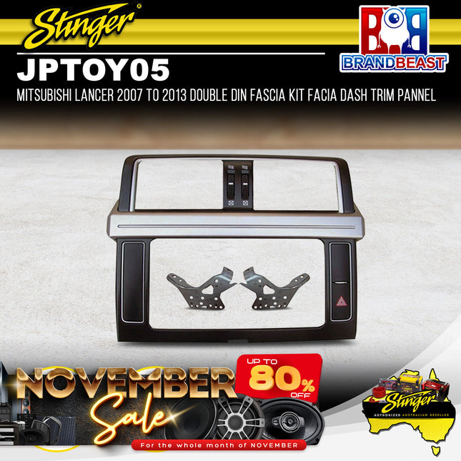 Stinger JPTOY05 Double DIN Radio Fascia Kit To Suit Toyota Prado 2013-2017