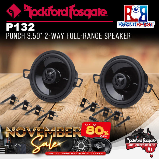 Rockford Fosgate P132 Punch 3.50" 2-Way Full Range Speaker