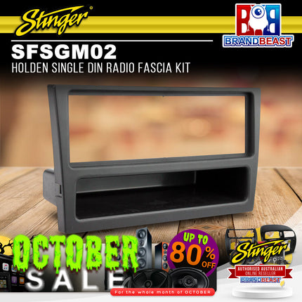 Stinger SFSGM02 Holden Sing25.00le DIN Radio Fascia Kit