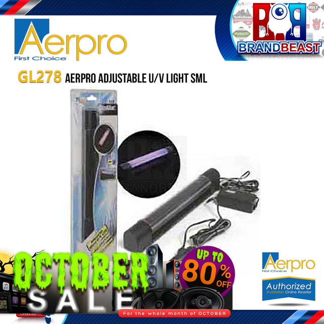 Aerpro GL278 Adjustable U/V Light SML