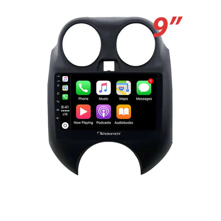 Nakamichi NA9NISSANMICRA20112014 9" Wireless CarPlay Head Unit Nissan Micra 2011-2014