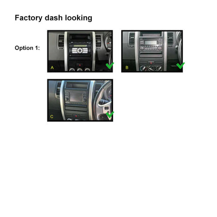 Nakamichi NAXNISSANXTRAIL20072014 10" Wireless CarPlay Nissan X-Trail 2007-2014