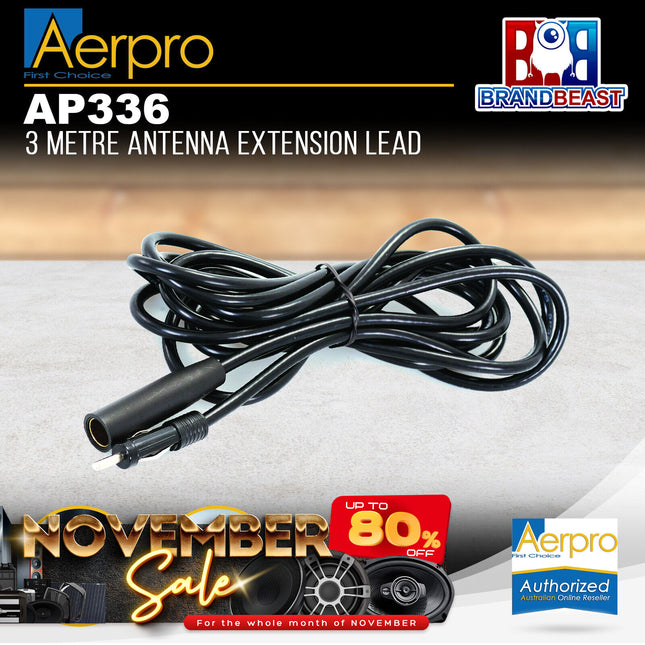 Aerpro AP336 3m Antenna Extension Cable