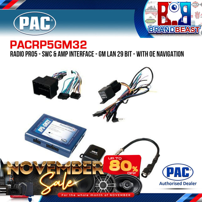 PAC RP5GM32 RadioPRO5 Radio Replacement Interface Suit Chevrolet/Hummer '07-'14