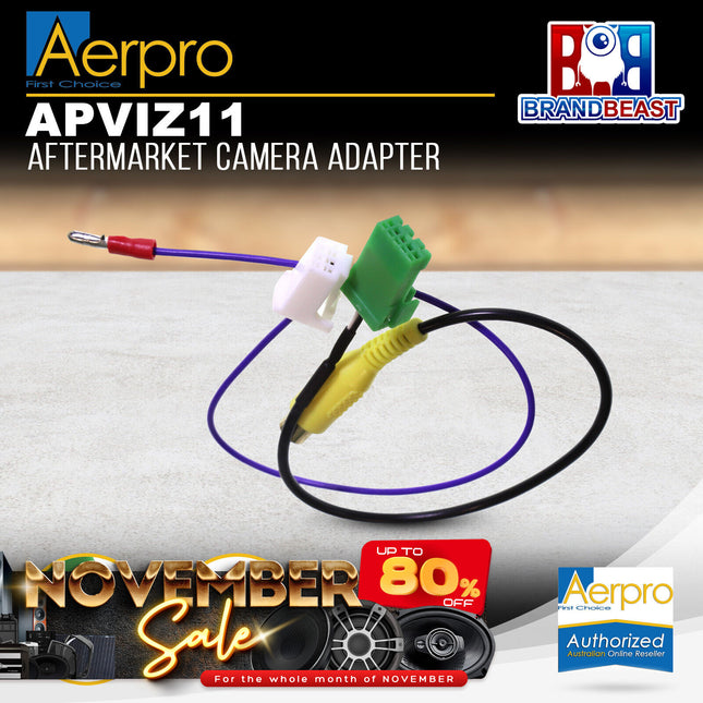 Aerpro APVIZ11 Aftermarket Camera Adapter to Suit Isuzu D-Max/MU-X