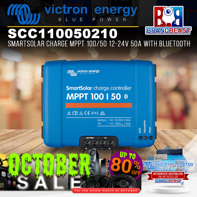 Victron Energy SCC110050210 SmartSolar Charge MPPT 100/50 12-24V 50A With Blueto
