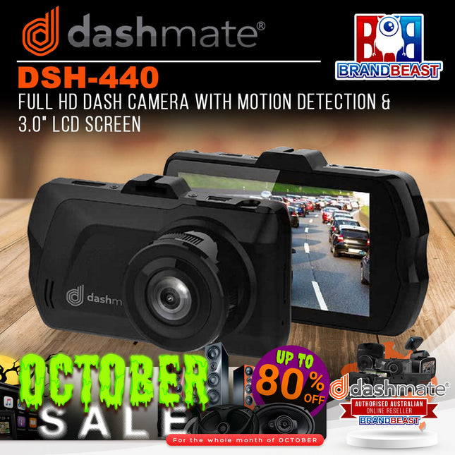 Dashmate DSH-440 Full HD Dash Camera with Motion Detection & 3.0" LCD Screen