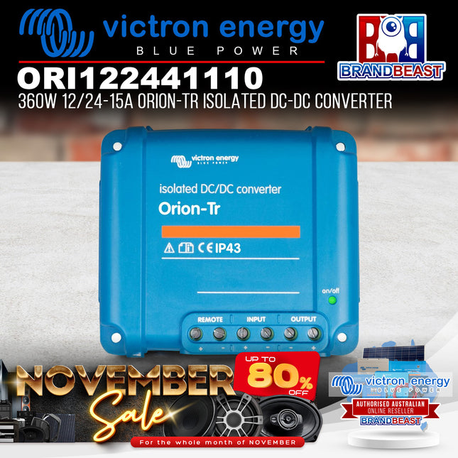 Victron Energy ORI122441110 360W 12/24-15A Orion-Tr Isolated DC-DC Converter