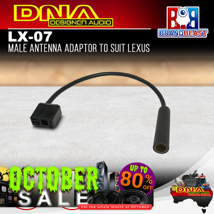 DNA LX-07 Male Antenna Adaptor To Suit Lexus