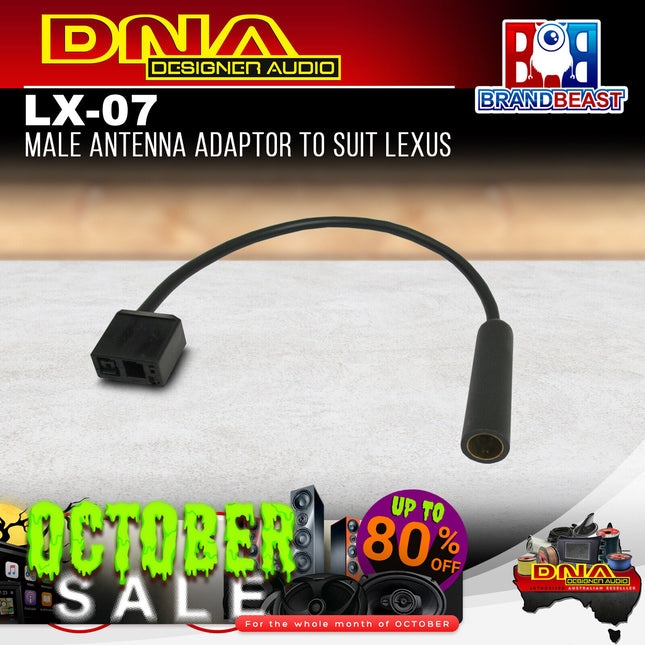 DNA LX-07 Male Antenna Adaptor To Suit Lexus