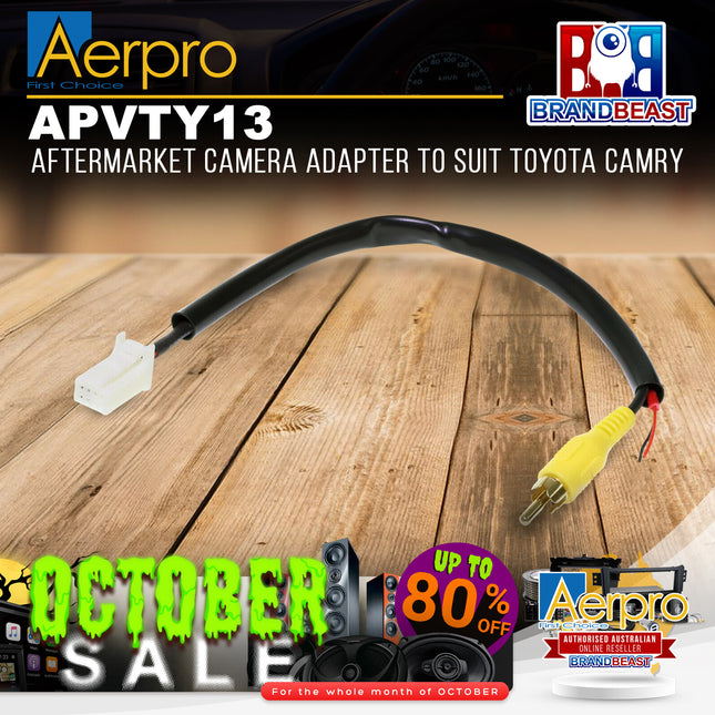 Aerpro APVTY13 Aftermarket Camera Adapter to Suit Toyota Camry