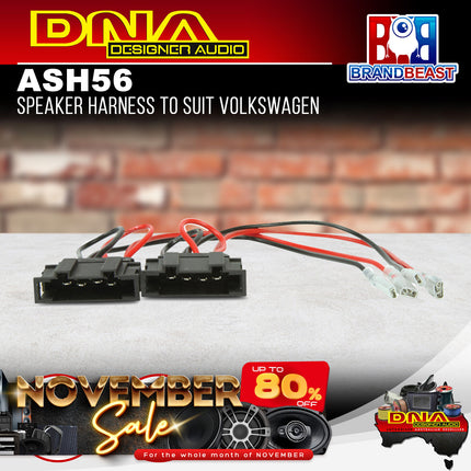 DNA ASH56 Speaker Harness To Suit Volkswagen