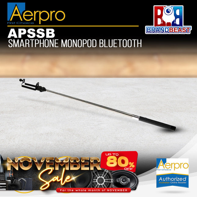 Aerpro APSSB Smartphone Monopod Bluetooth