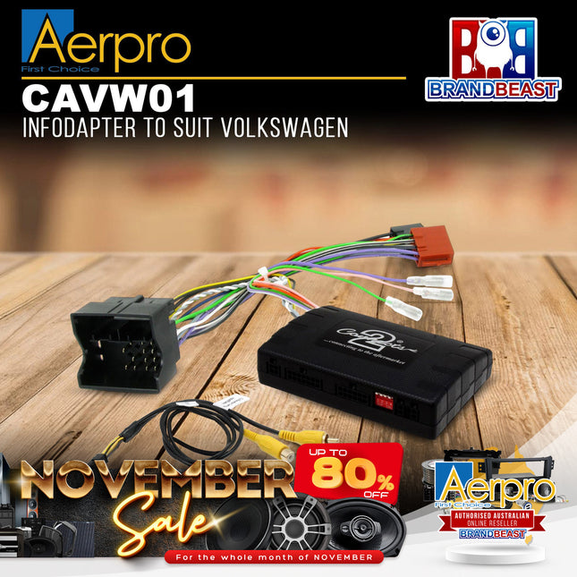 Aerpro CAVW01 Infodapter to Suit Volkswagen