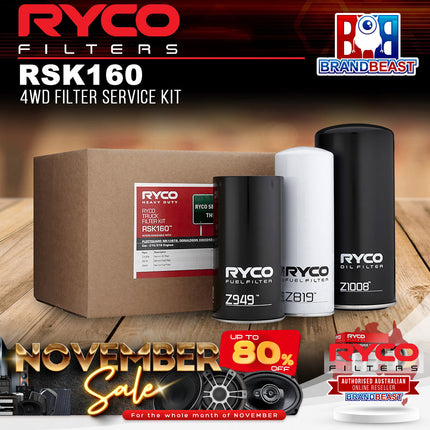 Ryco RSK160 4WD Filter Service Kit