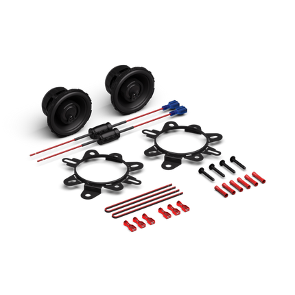 Rockford Fosgate P1V2-25 Punch P1 2.5" 3-Way Coaxial Speakers