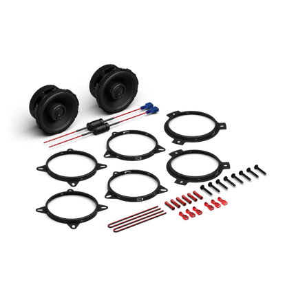Rockford Fosgate P1V2-4 Punch P1 4" 3-Way Coaxial Speakers