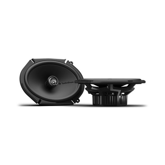 Rockford Fosgate P1V2-68 Punch P1 6"x8" 3-Way Coaxial Speakers