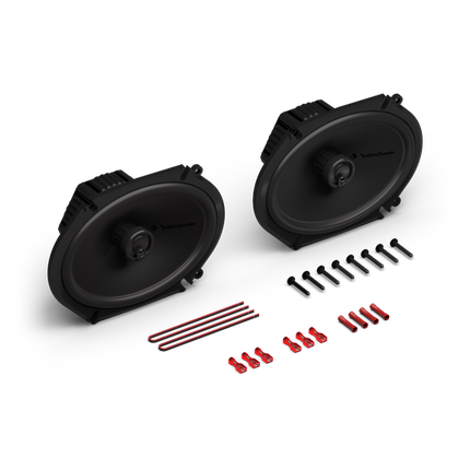 Rockford Fosgate P1V2-68 Punch P1 6"x8" 3-Way Coaxial Speakers