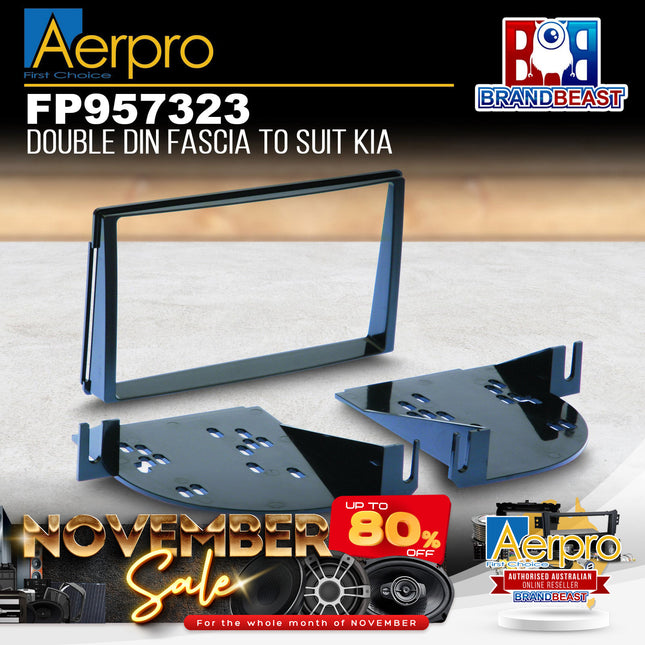 Aerpro FP957323 2-DIN Facia Kit to Suit Kia