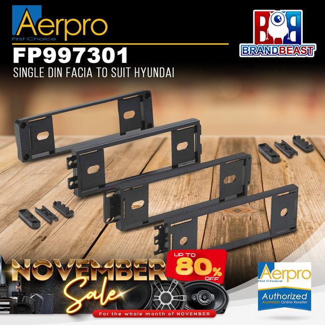 Aerpro FP997301 Single DIN Facia to Suit Hyundai