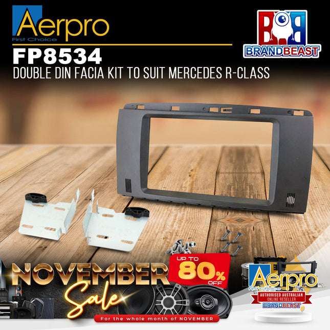 Aerpro FP8534 Double DIN Facia Kit to Suit Mercedes R-Class
