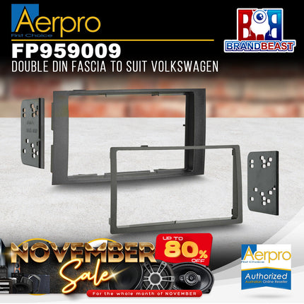 Aerpro FP959009 2-DIN Facia Kit to Suit Volkswagen Touareg
