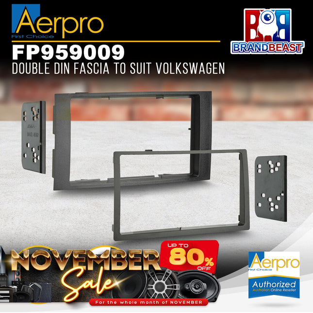 Aerpro FP959009 2-DIN Facia Kit to Suit Volkswagen Touareg