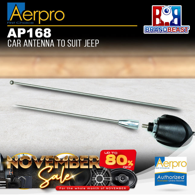 Aerpro AP168 Car Antenna To Suit Jeep