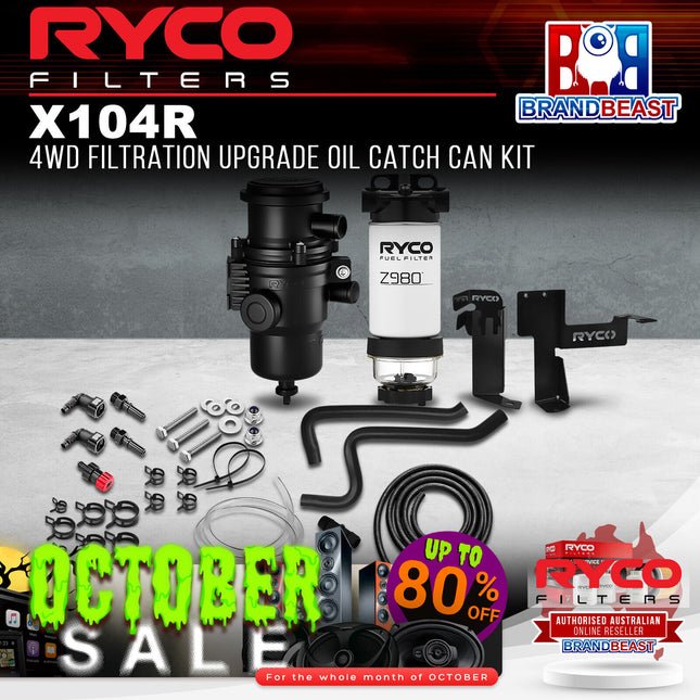 Ryco X104R 4WD Filtration Upgrade Oil Catch Can Kit