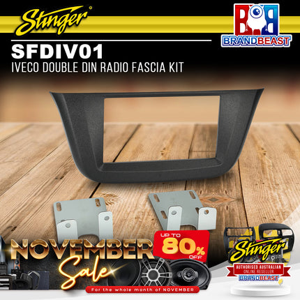 Stinger SFDIV01 Iveco Double DIN Radio Fascia Kit