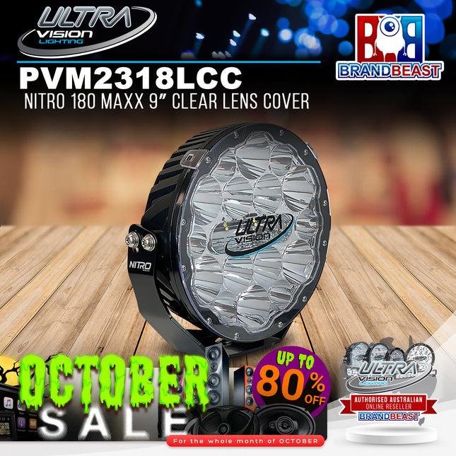 Ultra Vision Lighting PVM2318LCC Nitro 180 Maxx 9" Clear Lens Cover