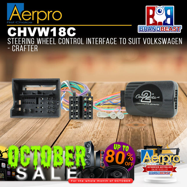 Aerpro CHVW18C Steering Wheel Control Interface to Suit Volkswagen - Crafter